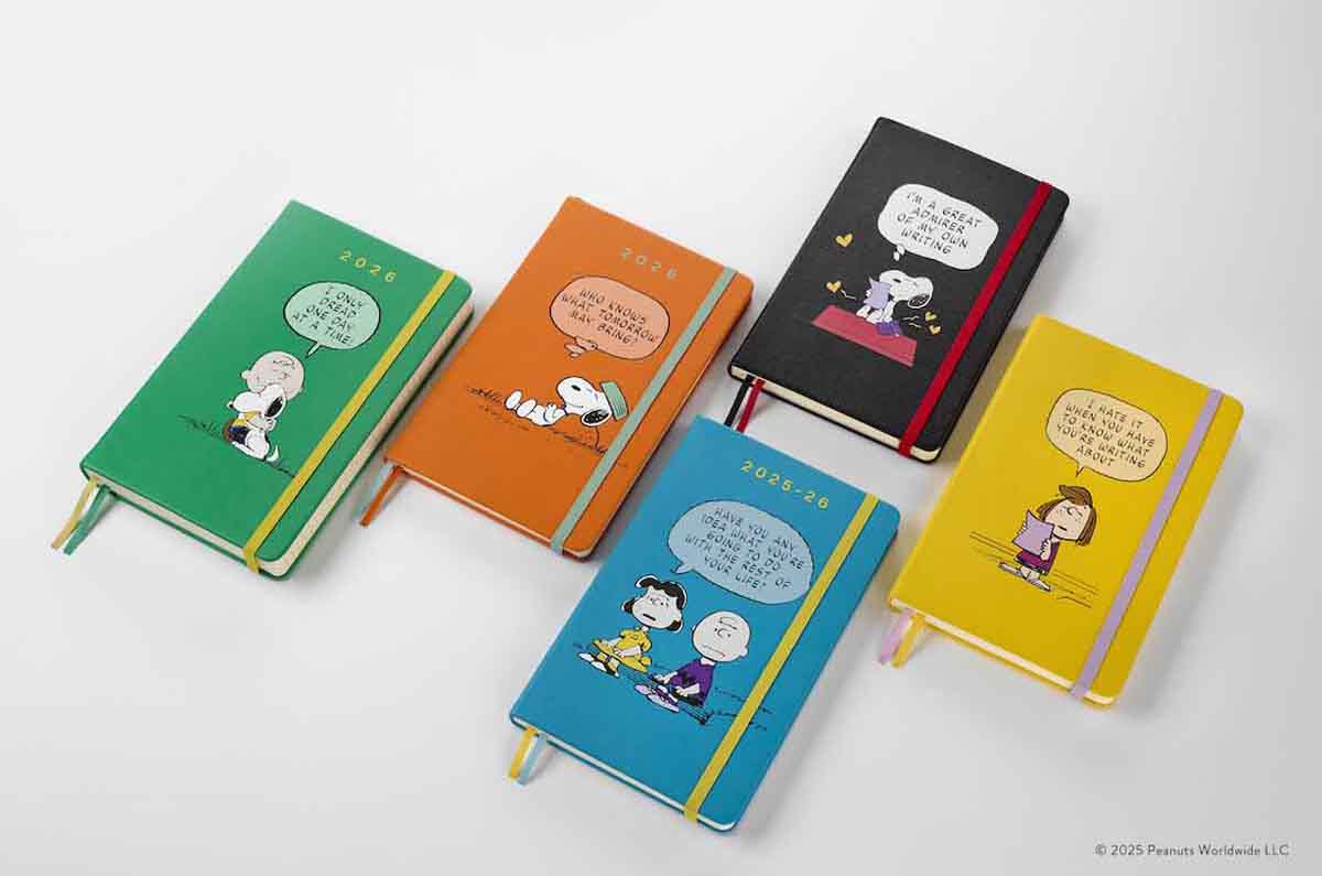 Moleskine celebra los 75 años de Peanuts con una nueva colección