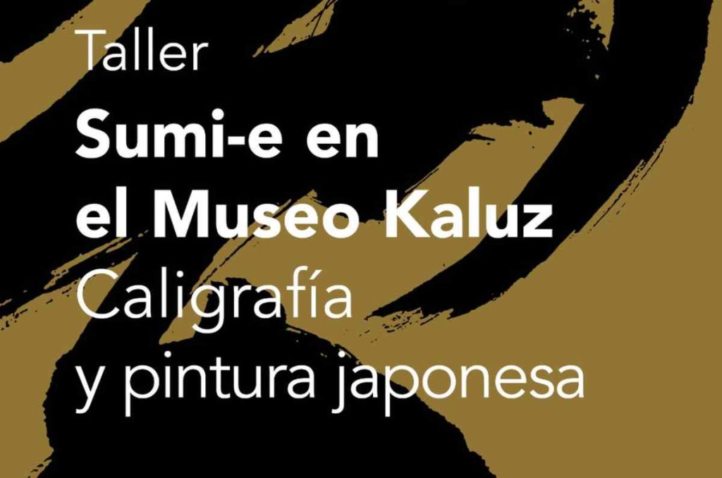 Taller de Sumi-e en el Museo Kaluz: caligrafía y pintura japonesa con Goen
