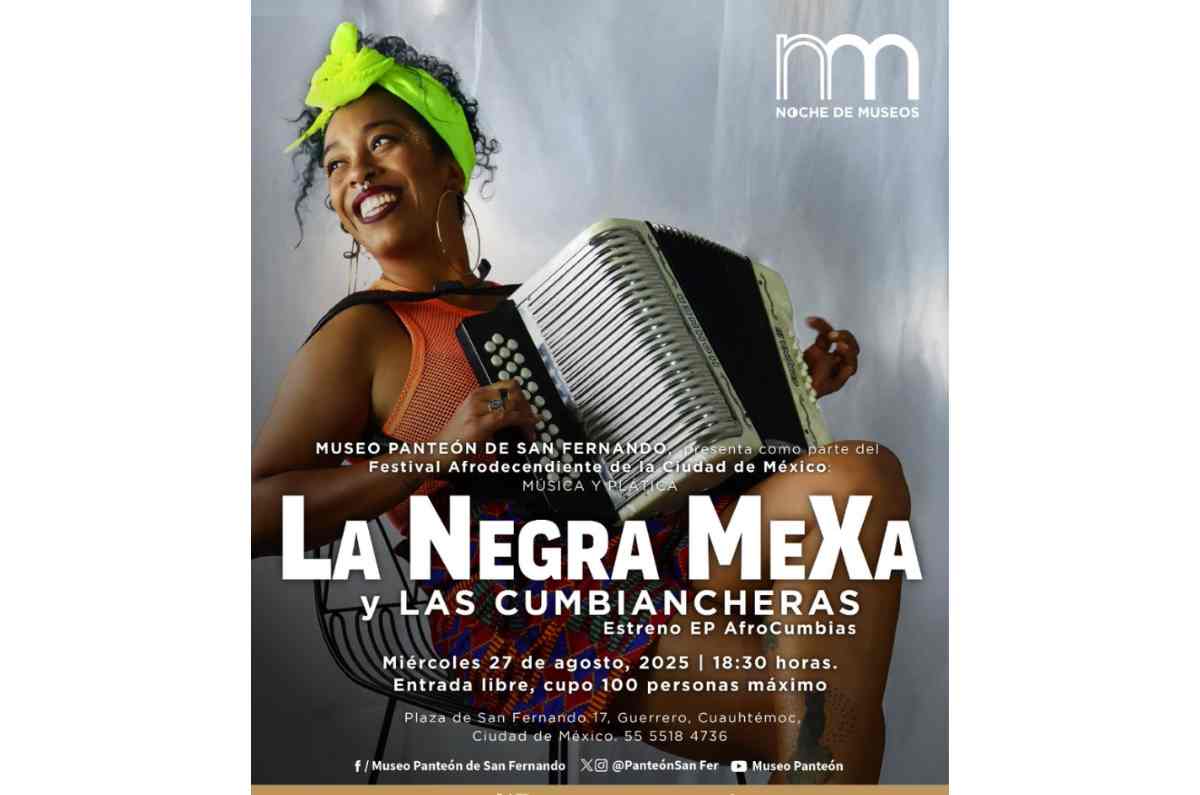 Concierto de La Negra Mexa en el Museo Panteón de San Fernando