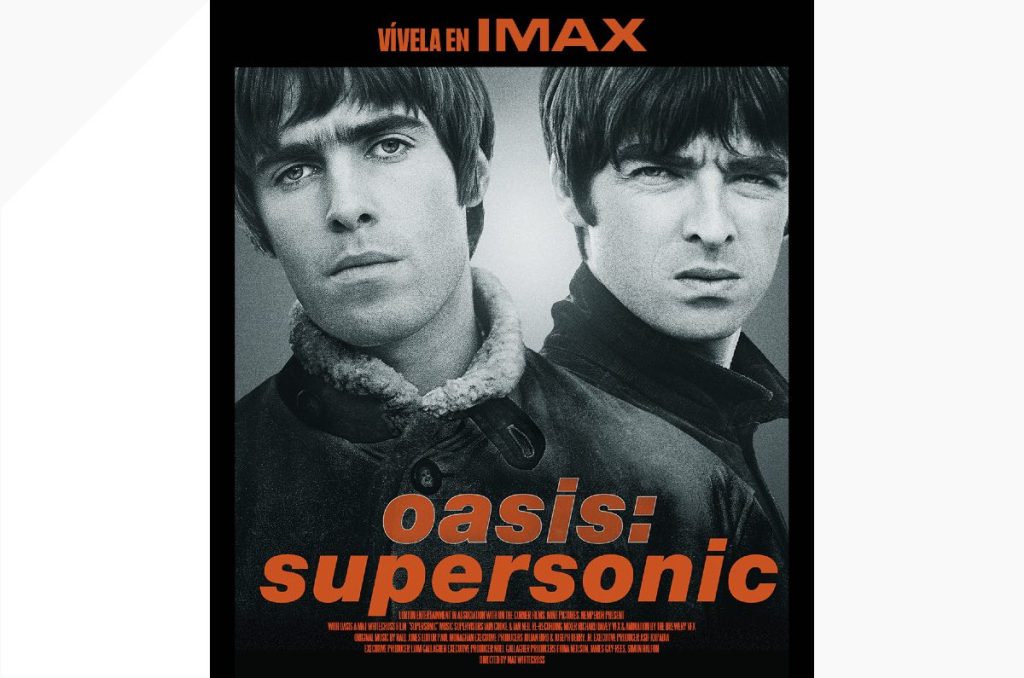 Oasis Supersonic documental Cinemex IMAX funciones, salas y boletos en CDMX