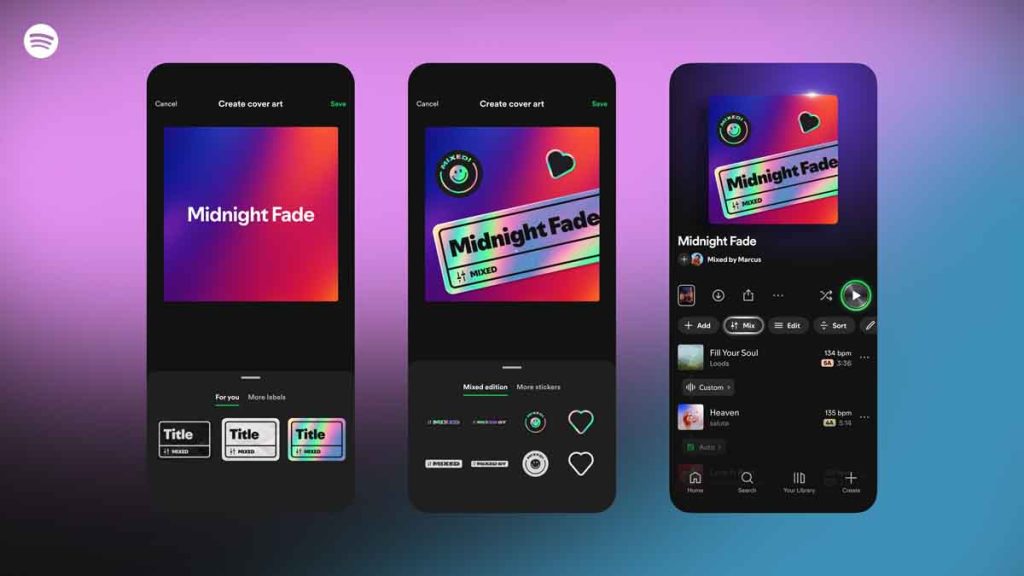 Spotify lanza una nueva función. Ahora pueden crear transiciones personalizadas en sus playlists, ajustando el volumen y los efectos.