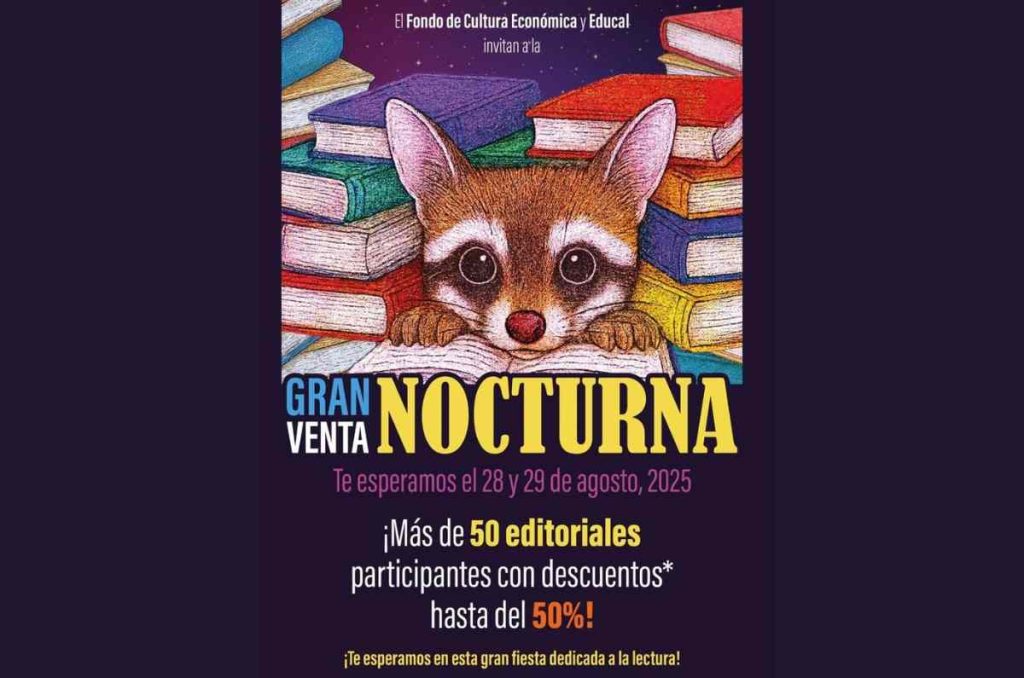 Venta Nocturna FCE 2025: fechas, descuentos y librerías participantes