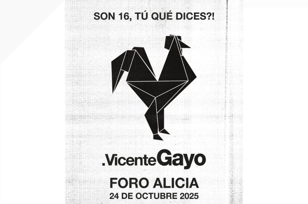 Vicente Gayo regreso concierto Foro Alicia 2025