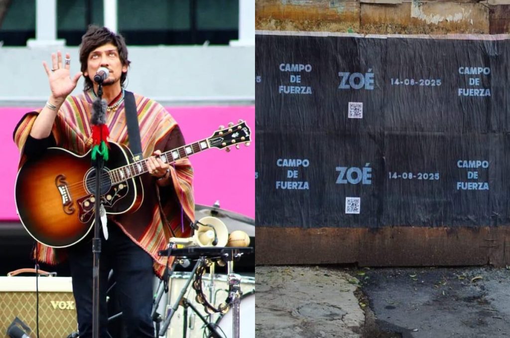 Zoé Campo de Fuerza canción cabinas de escucha CDMX CU y Glorieta de Insurgentes