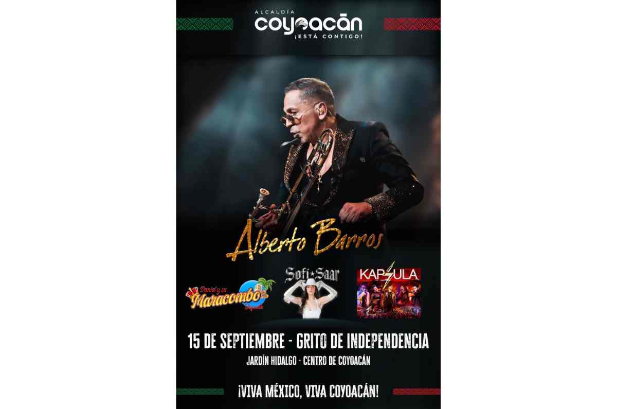 Concierto gratuito en Coyoacán: Alberto Barros