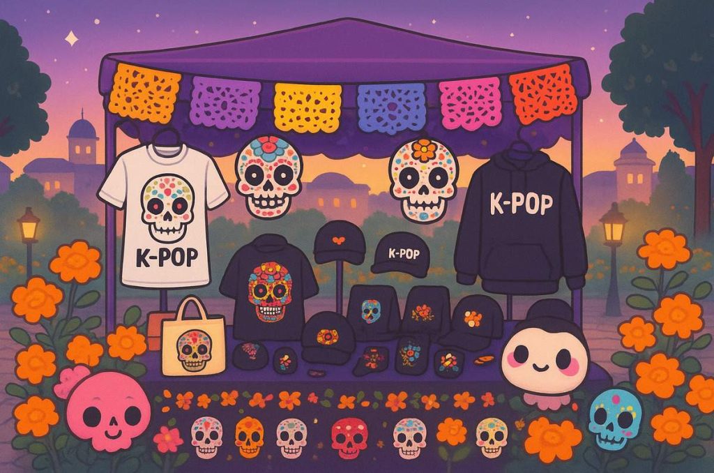 Habrá bazar K-pop con temática de Día de Muertos en CDMX