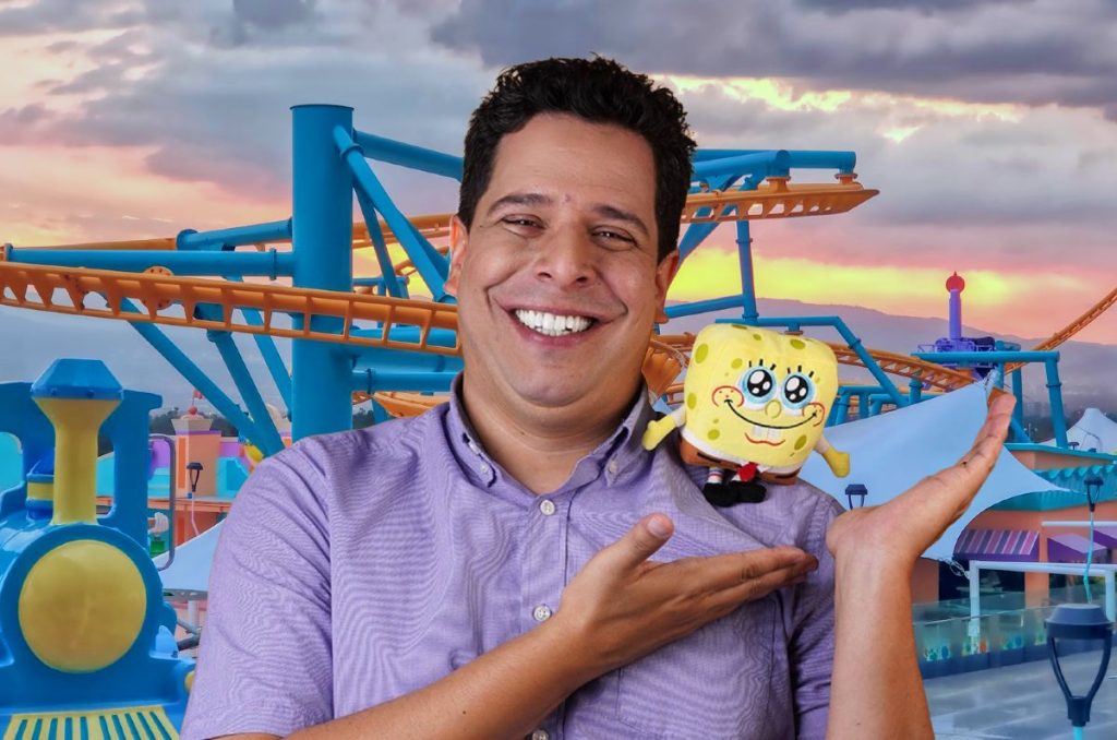 Bob Esponja Luis Carreño Firma de Autógrafos Panini Iztapalapa Parque Las Antenas CDMX