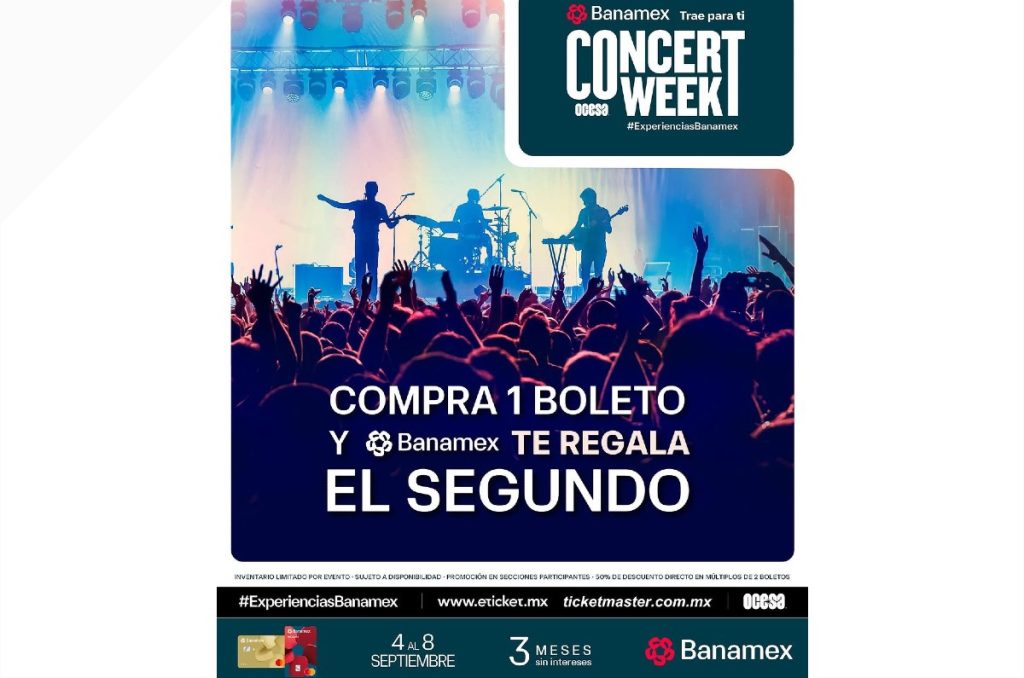 Concert Week 2025 septiembre Ticketmaster