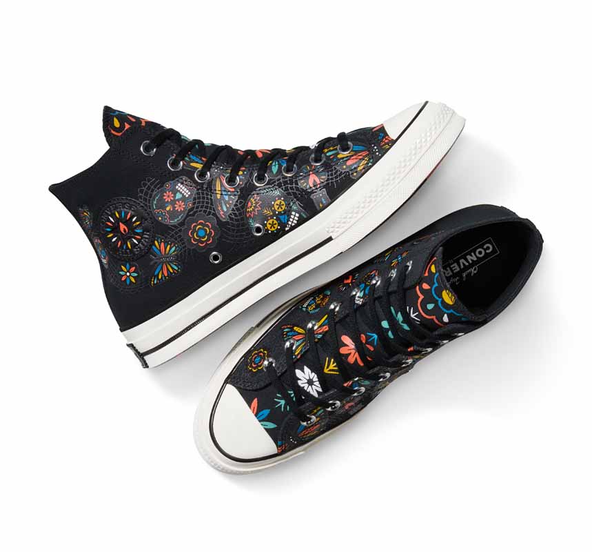 Converse lanza una colección de Día de Muertos inspirada en la tradición, la memoria y la cultura purépecha en los Chuck Taylor All Star.