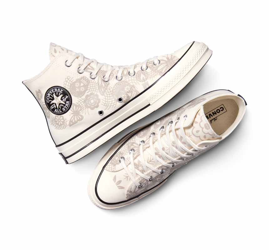 Converse lanza una colección de Día de Muertos inspirada en la tradición, la memoria y la cultura purépecha en los Chuck Taylor All Star.