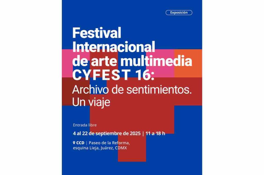 CYFEST 16: el Festival Internacional de Arte Multimedia llega al Centro de Cultura Digital