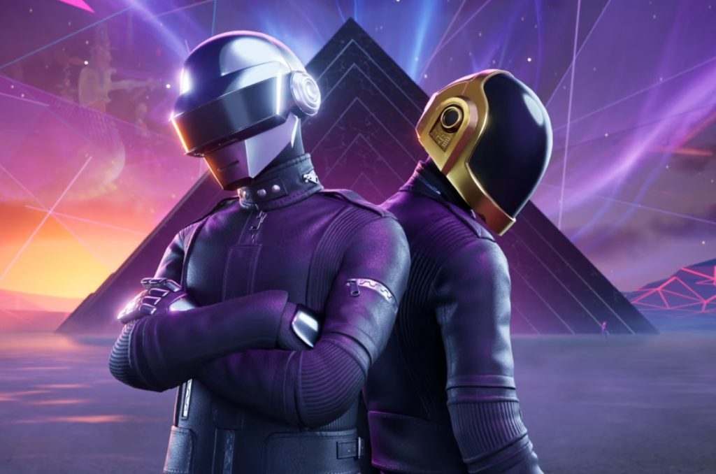 Daft Punk Fortnite colaboración experiencia y skins videojuego