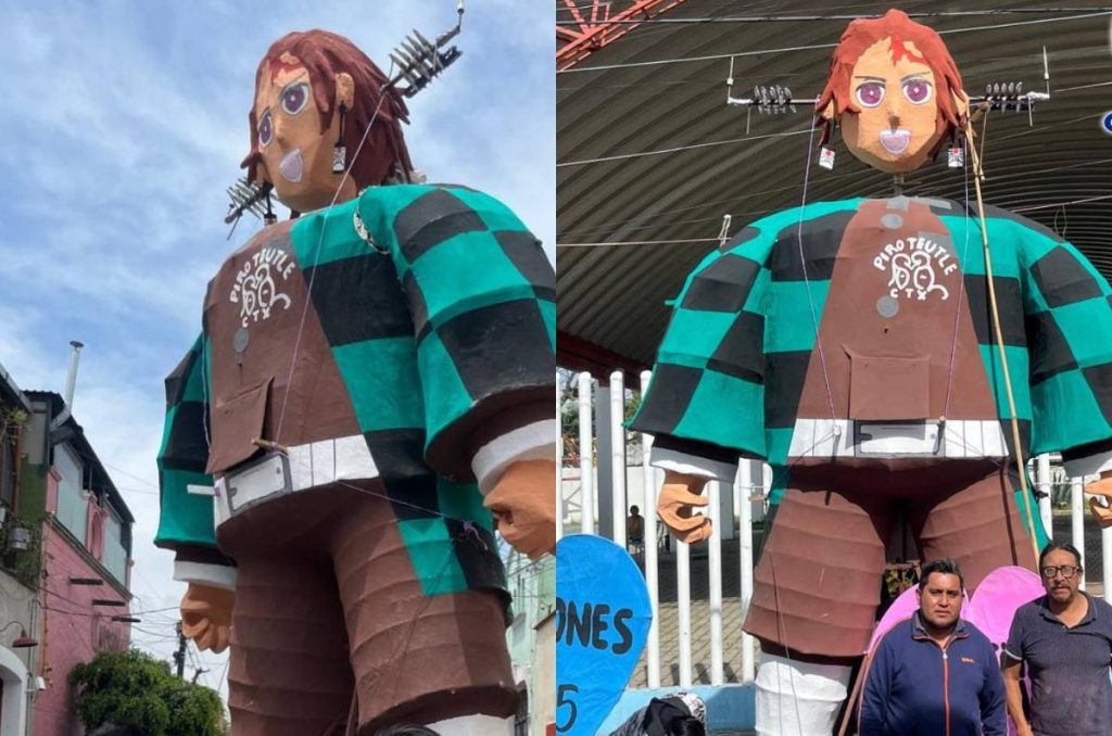 Demon Slayer Castillo Infinito Mayordomo del Pueblo San Matías Cocoyotla Puebla México 2025
