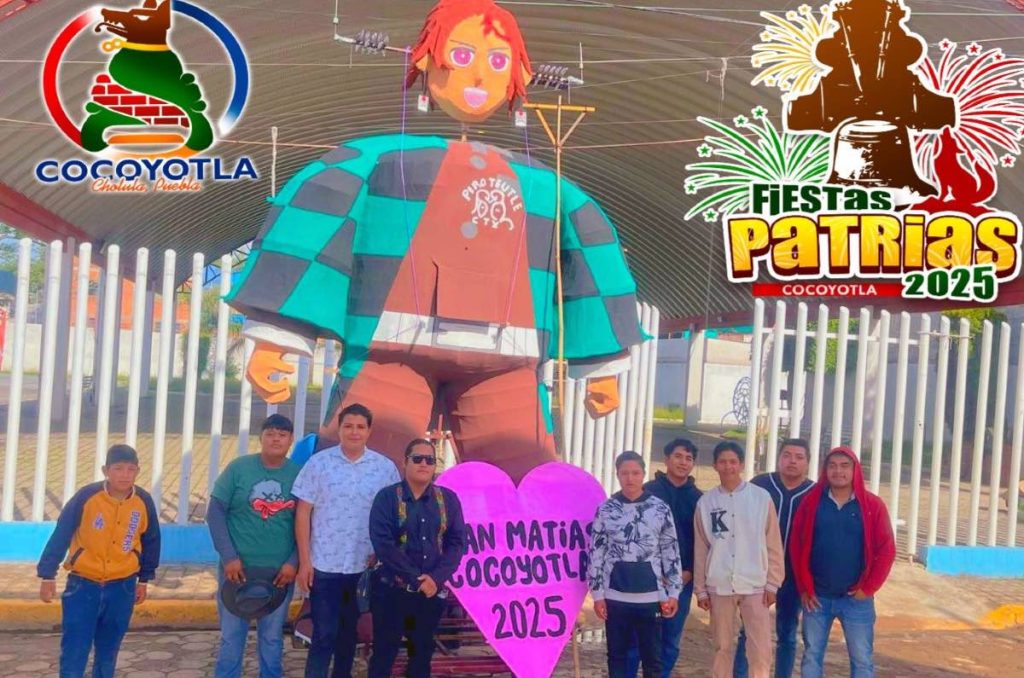 Demon Slayer Castillo Infinito Mayordomo del Pueblo San Matías Cocoyotla Puebla México 2025