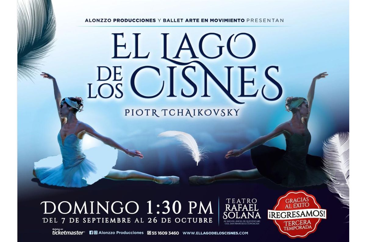 Enamórate del clásico “El Lago de los Cisnes” y su nueva temporada en CDMX