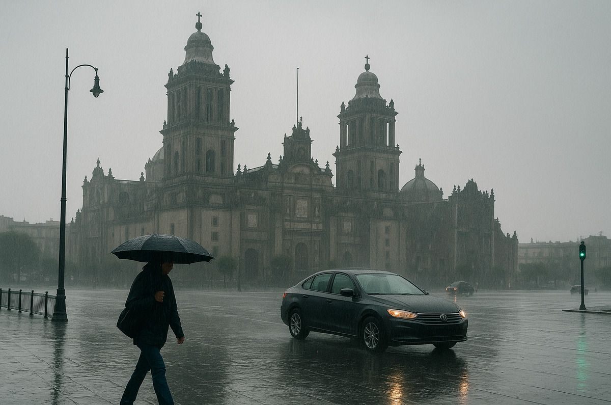 Activan alerta en CDMX por fuertes lluvias; así el clima de hoy