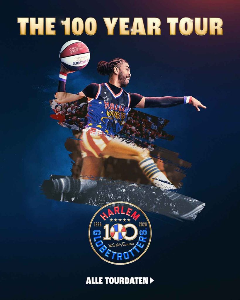 Los Harlem Globetrotters llegan a México con su Gira del Centenario. El equipo se presentará en la Arena CDMX, Guadalajara y Monterrey.