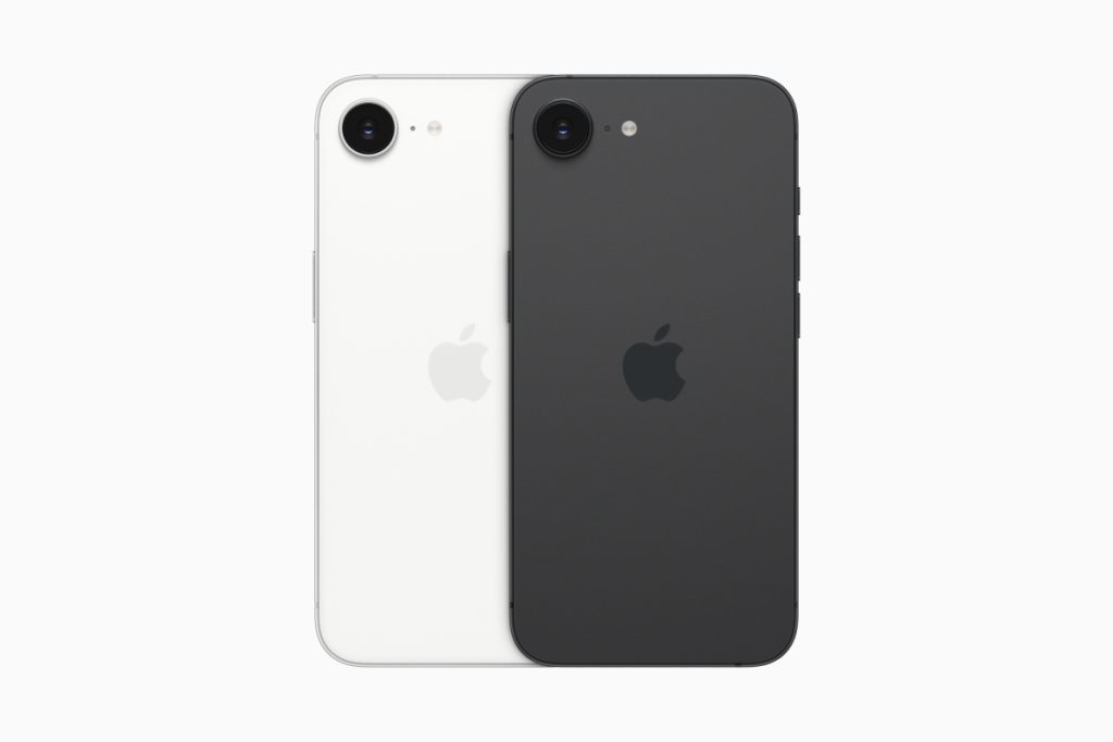 Parte trasera del iPhone 16e.