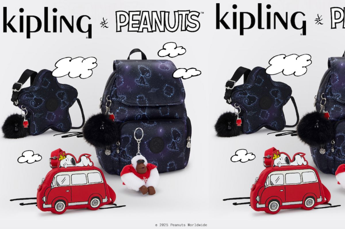 Kipling X Peanuts: la colección más cool para fans de Snoopy 