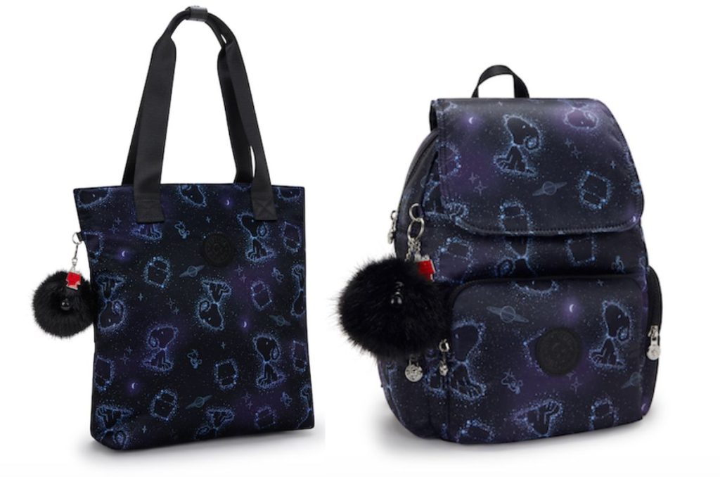 En honor al 75 aniversario de Peanuts, Kipling lanzó una colaboración celestial junto a Snoopy y Woodstock que hará brillar tu outfit.