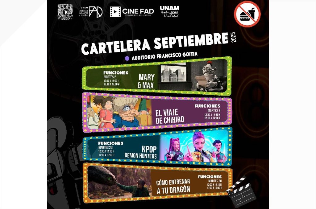 KPOP Demon Hunts película Netflix función gratuita FAD UNAM CDMX
