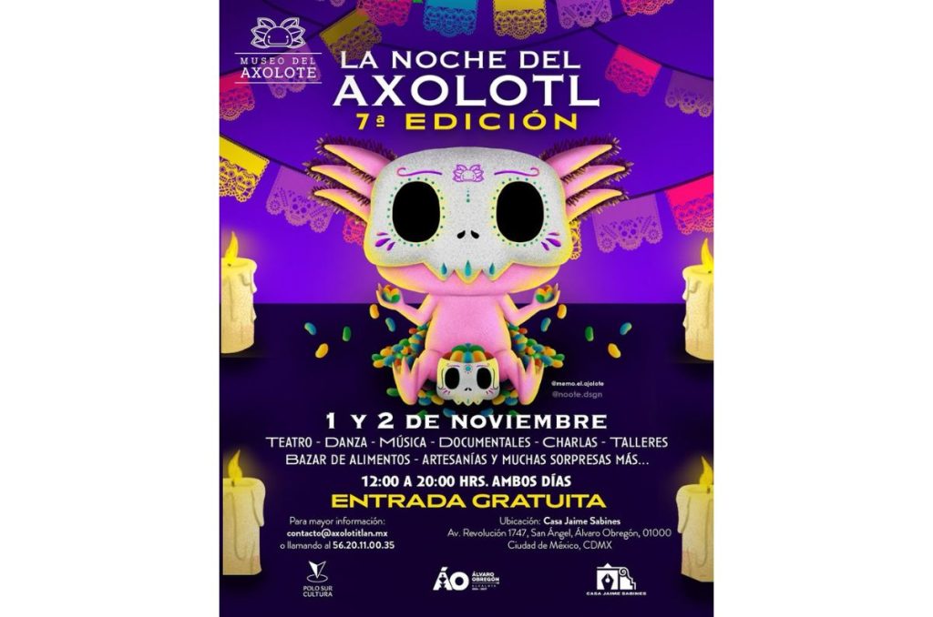 7ª edición de La Noche del Axolotl en CDMX