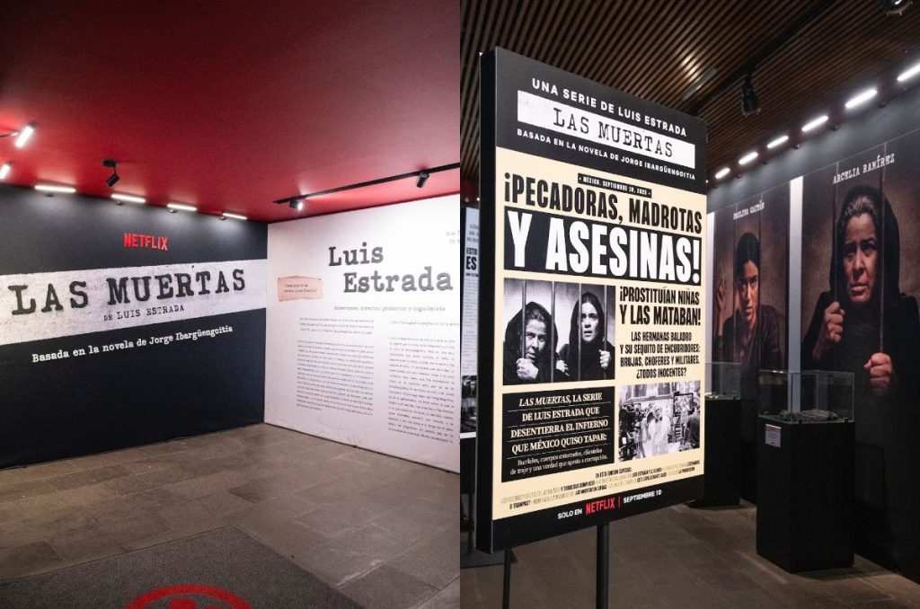 Las Muertas Netflix serie y estreno exposición gratis en Cineteca Nacional