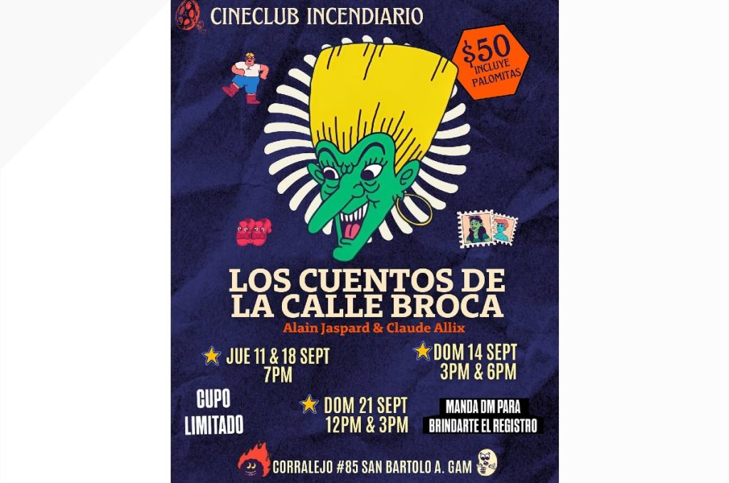 Los Cuentos de la Calle Broca donde ver serie maratón de capítulos evento CDMX