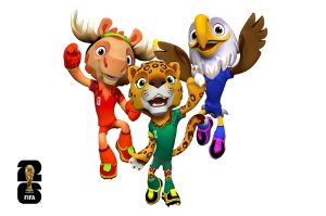 FIFA presenta a Maple, Zayu y Clutch, las mascotas del Mundial 2026
