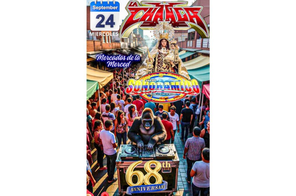 Mercado de La Merced 68 aniversario concierto gratis por Sonido La Changa en CDMX