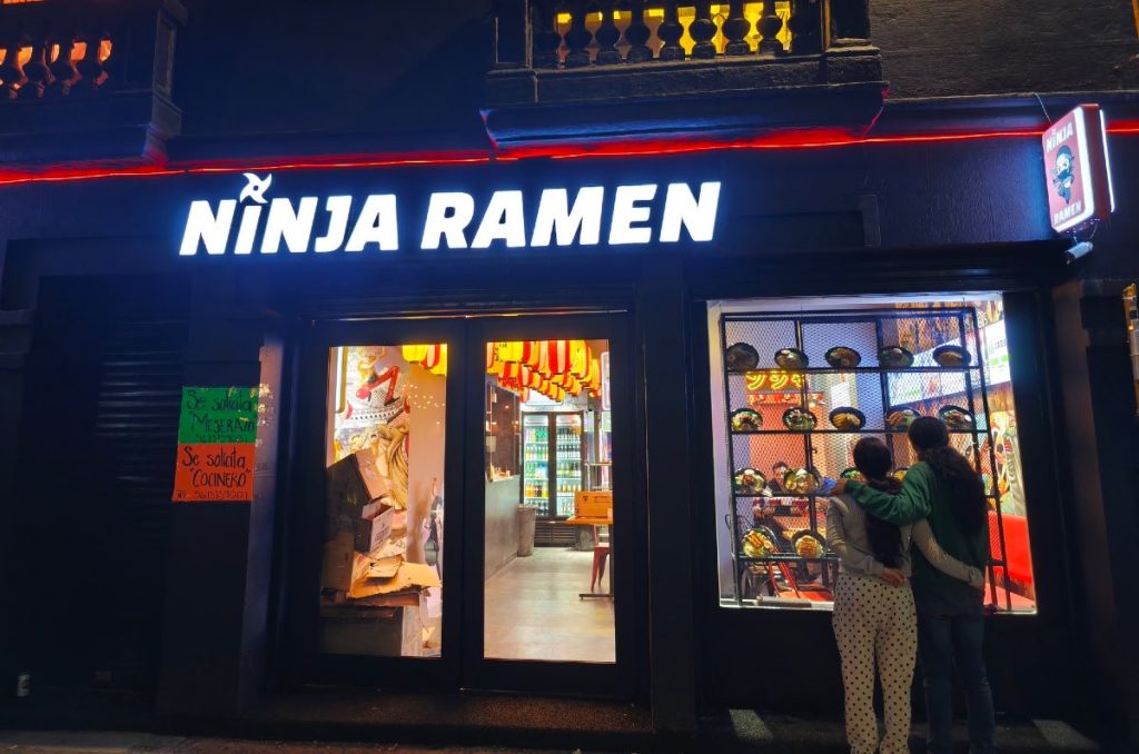 Ninja Ramen CDMX Menú restaurante Colonia Roma