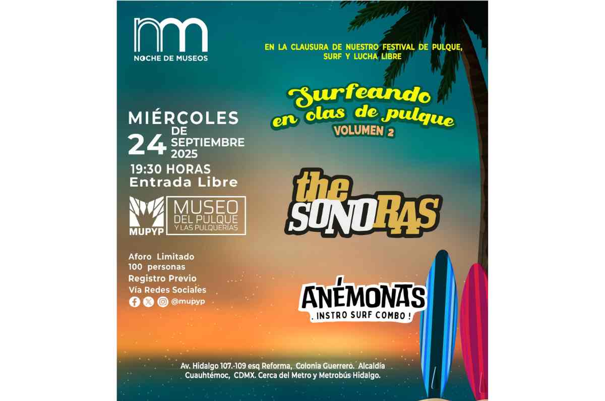 Festival de pulque, surf y lucha libre en el Museo del Pulque 