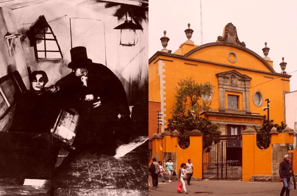 Noche de museos septiembre 2025 proyección película El Gabinete del Doctor Caligari Centro Histórico CDMX gratis