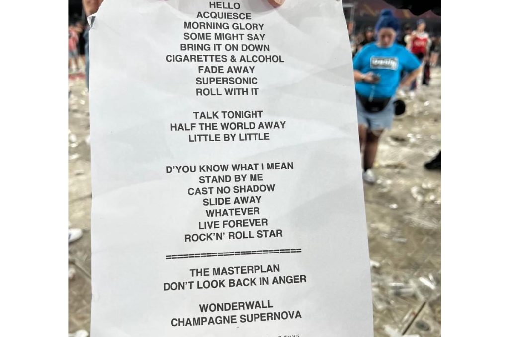 Oasis México setlist oficial y transporte Estadio GNP Seguros CDMX