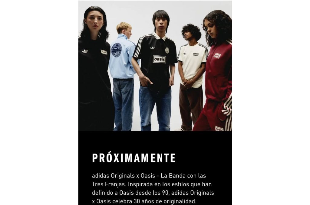 Oasis x Adidas colección México lanzamiento