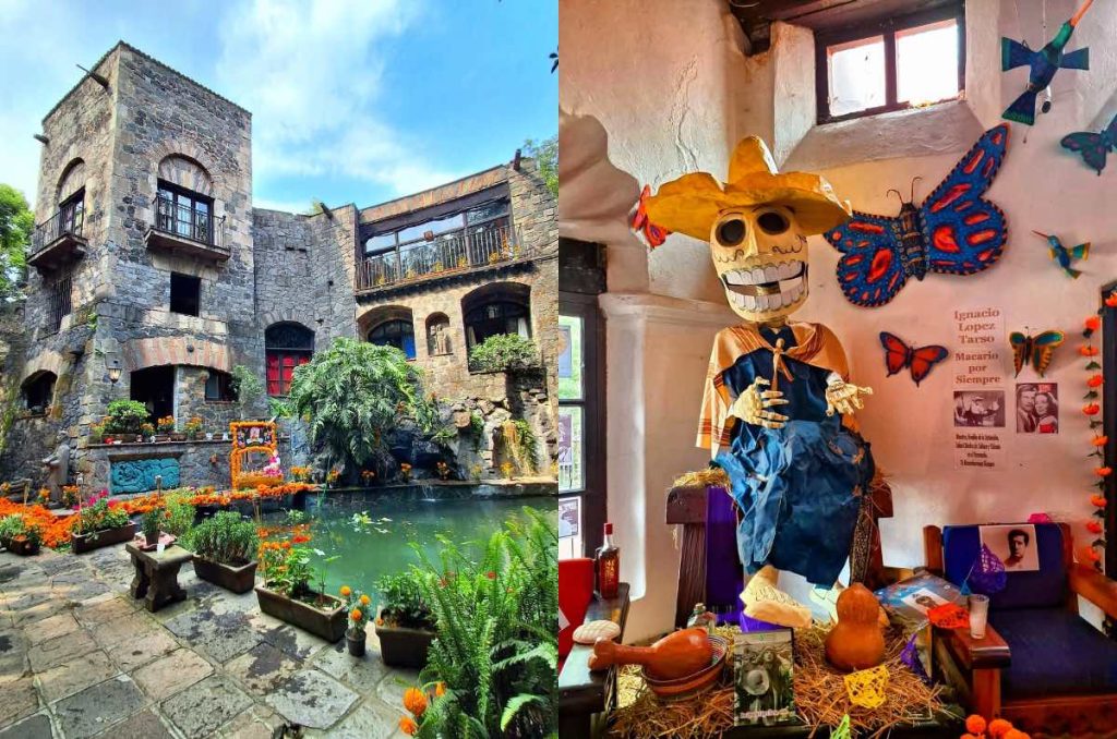 Ofrenda Día de Muertos Coyoacán CDMX Tributo cine mexicano Casa Emilio El Indio Fernández