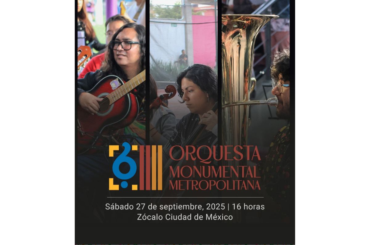 Más de 2,500 músicos llenarán el Zócalo con la Orquesta Monumental Metropolitana