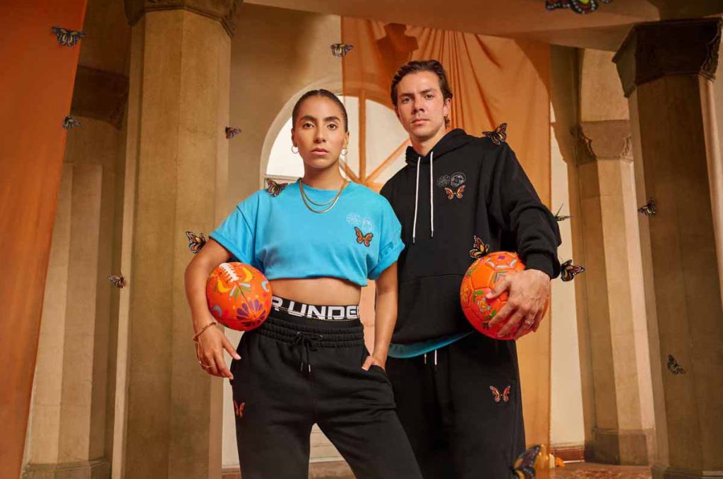 La Mariposa Monarca inspira a Under Armour en su colección de Día de Muertos