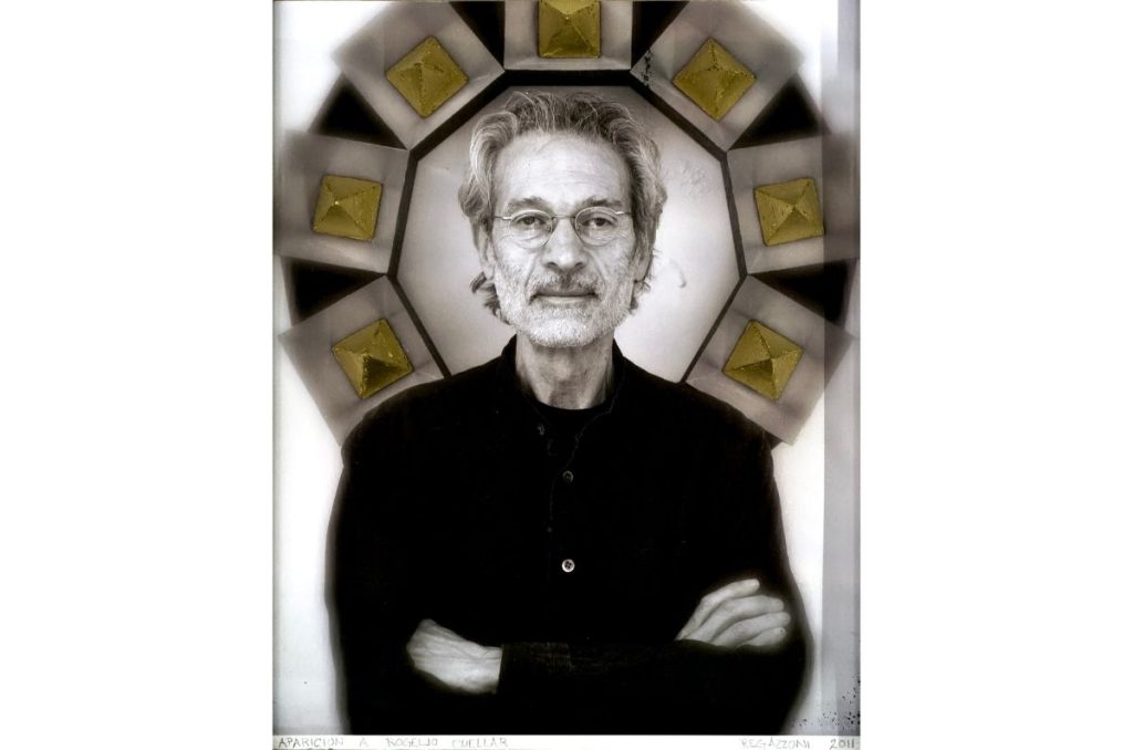 Rogelio Cuéllar retratos intervenidos