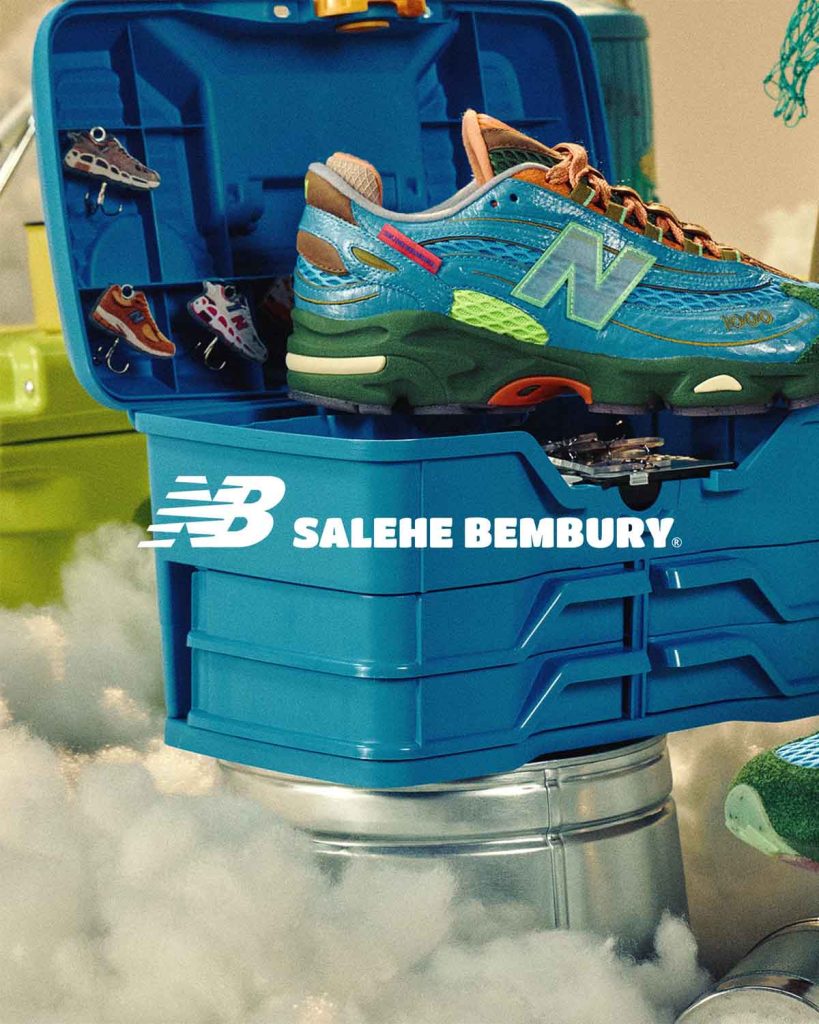 Salehe Bembury colabora con New Balance para una nueva versión del modelo 1000, inspirada en las Smoky Mountains y sus paisajes brumosos.