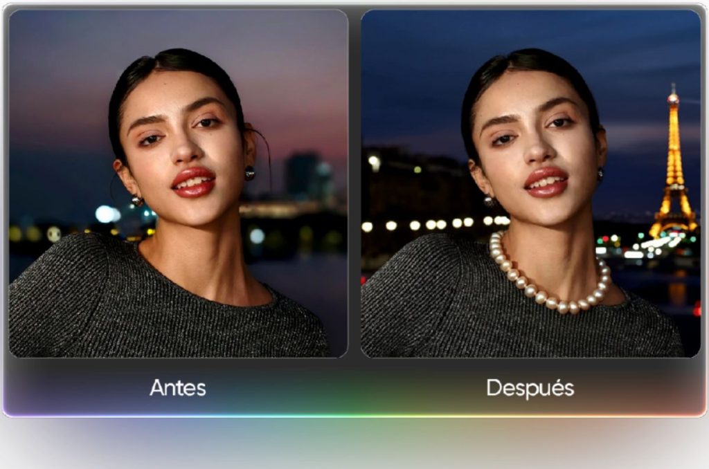 Diferencial de fotos tomadas y editadas con inteligencia artificial