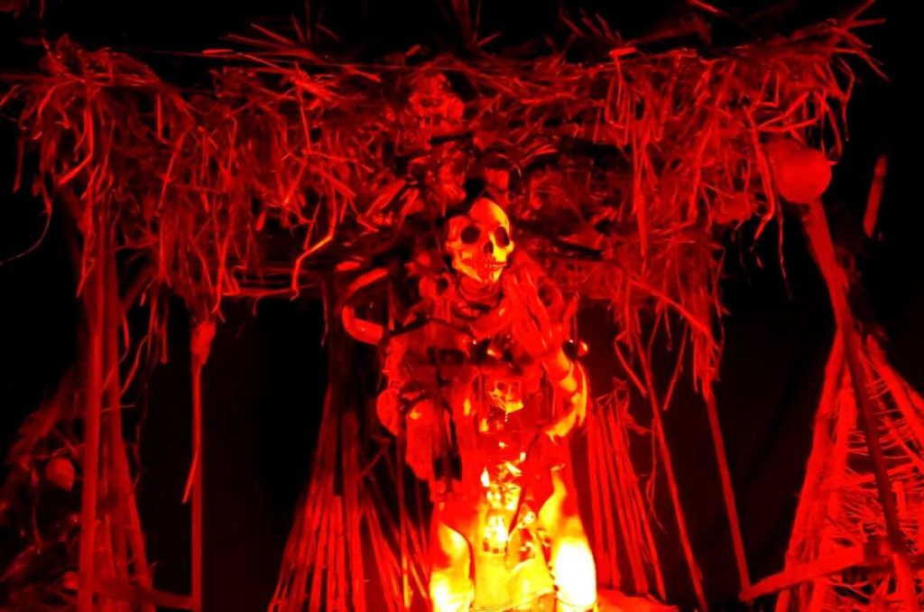 Sobrenatural, puesta en escena Mictlantecuhtli