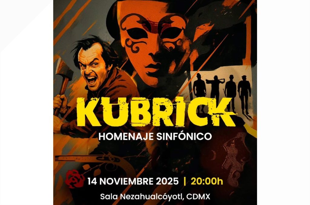 Stanley Kubrick concierto sinfónico tributo a películas Sala Nezahualcóyotl CU UNAM