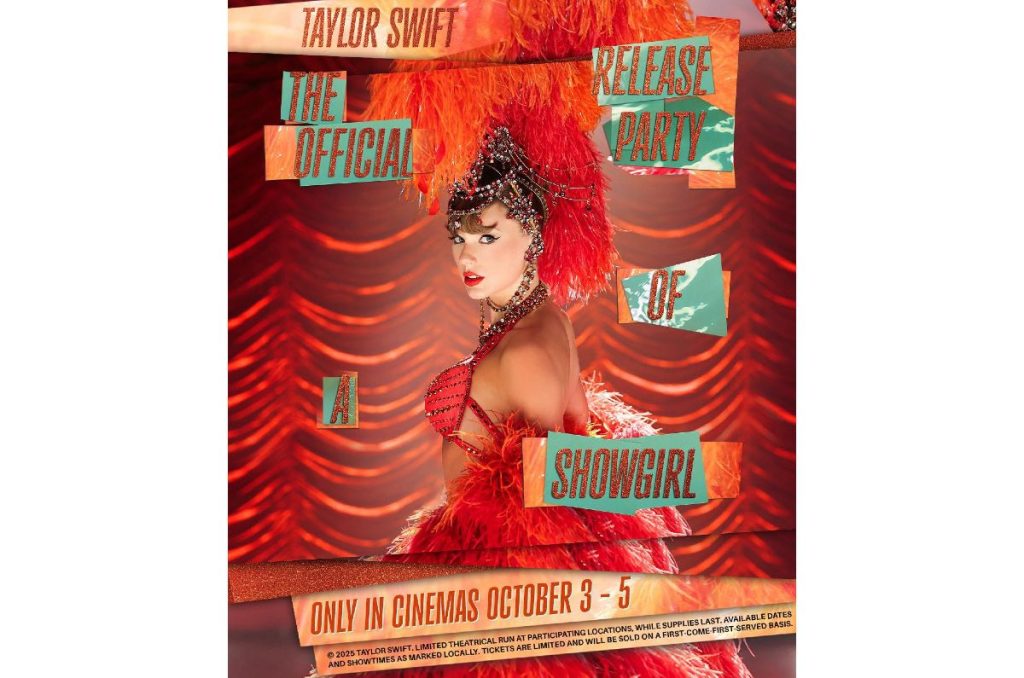 Taylor Swift The Life of a Showgirl estreno Cinépolis y Cinemex México 2025