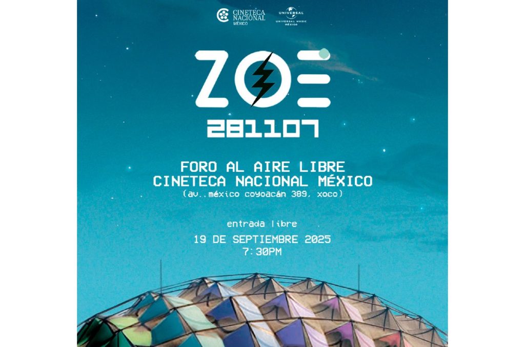 Zoé Memo Rex Commander y el Corazón Atómico de la Vía Láctea 281107 proyección concierto gratis en Cineteca Nacional