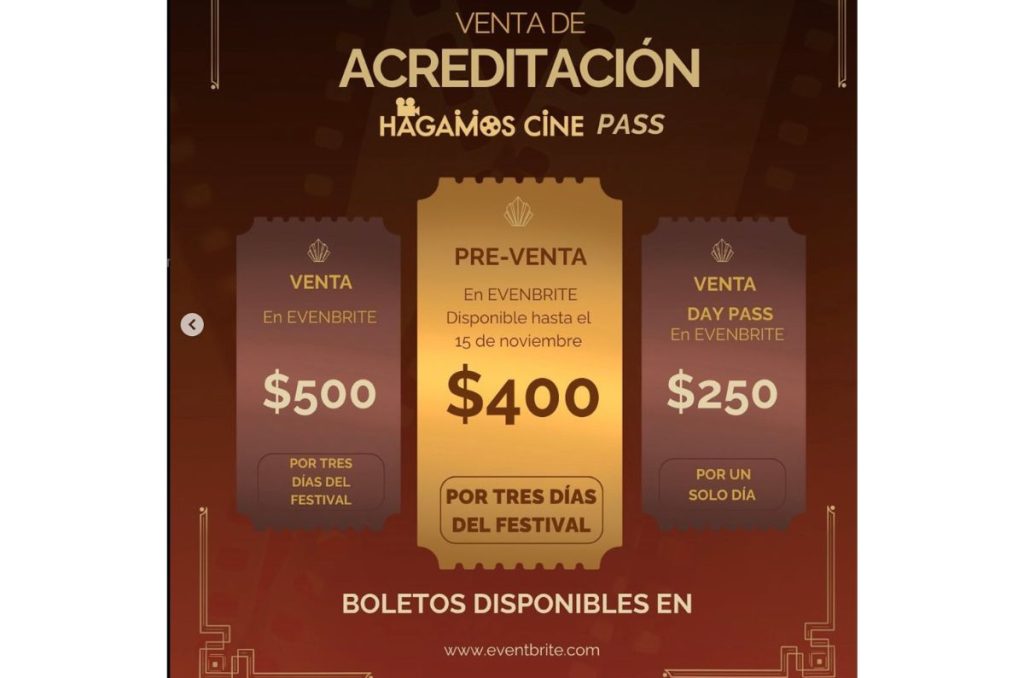 Boletos Satélite Film Fest