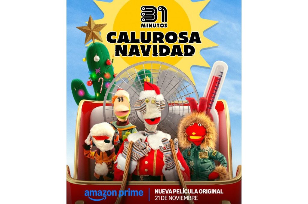 31 Minutos la película Calurosa Navidad estreno Prime Video 2025