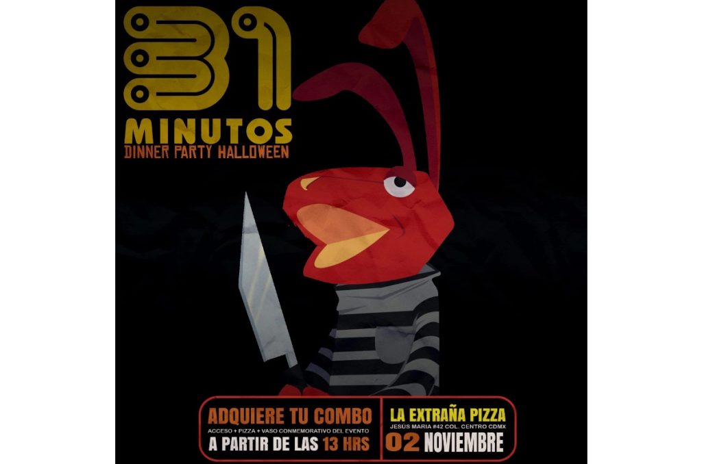 31 Minutos Tiny Desk Halloween Centro Histórico CDMX La Extraña Pizza