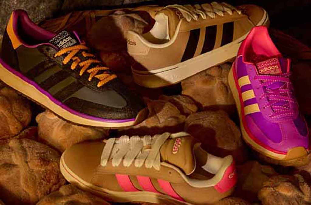 Adidas México endulza el Día de Muertos con una colección de calzado inspirada en el pan de muerto. Los diseños se lanzan en octubre.