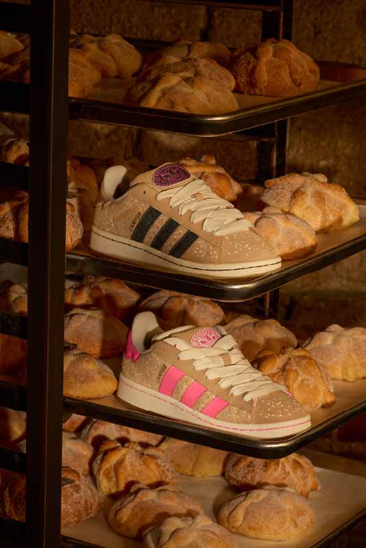 Adidas México endulza el Día de Muertos con una colección de calzado inspirada en el pan de muerto. Los diseños se lanzan en octubre.